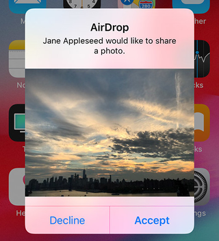 Illustration for article titled Turn Off AirDrop to Keep From Leaking Your Phone Number